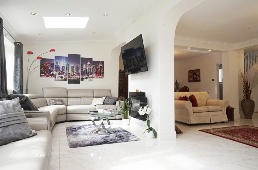 Lounge after refurbishment, 28 Toulmin Drive.
